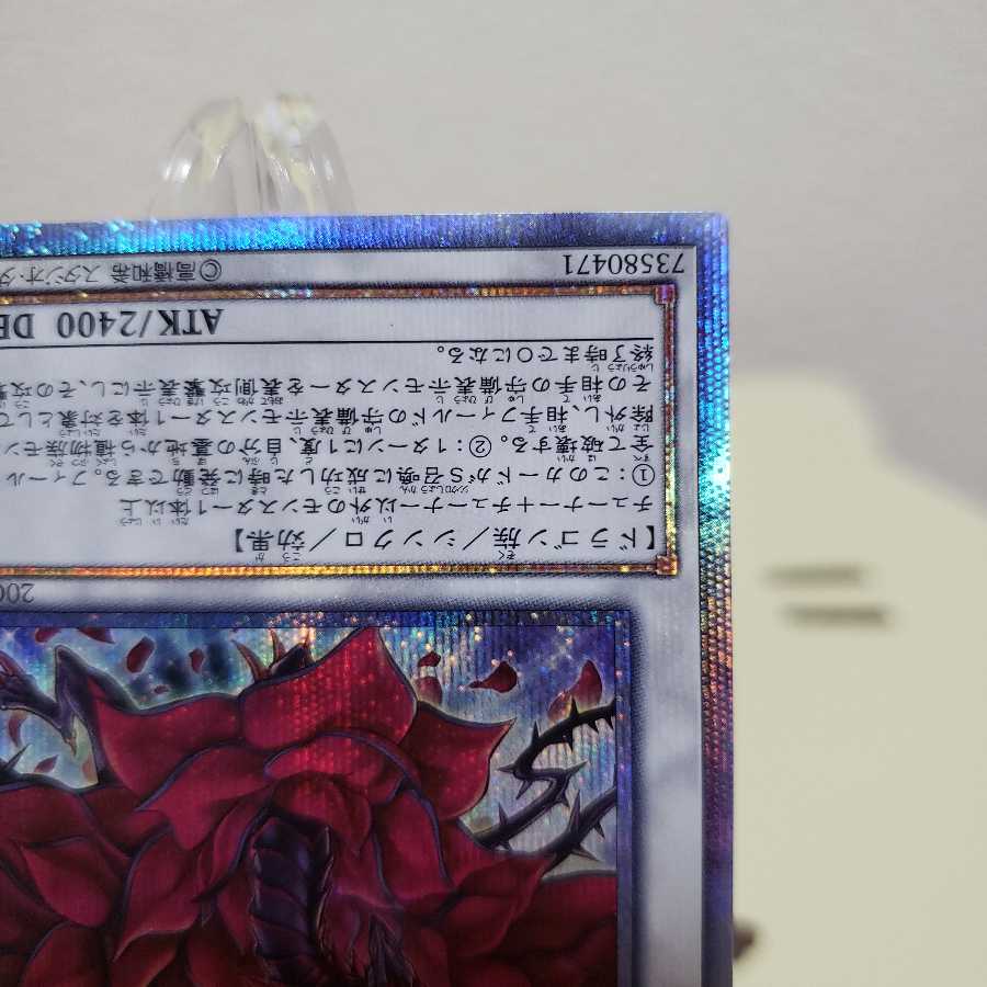 遊戯王 ブラック・ローズ・ドラゴン 20thシークレットレア 4つ目