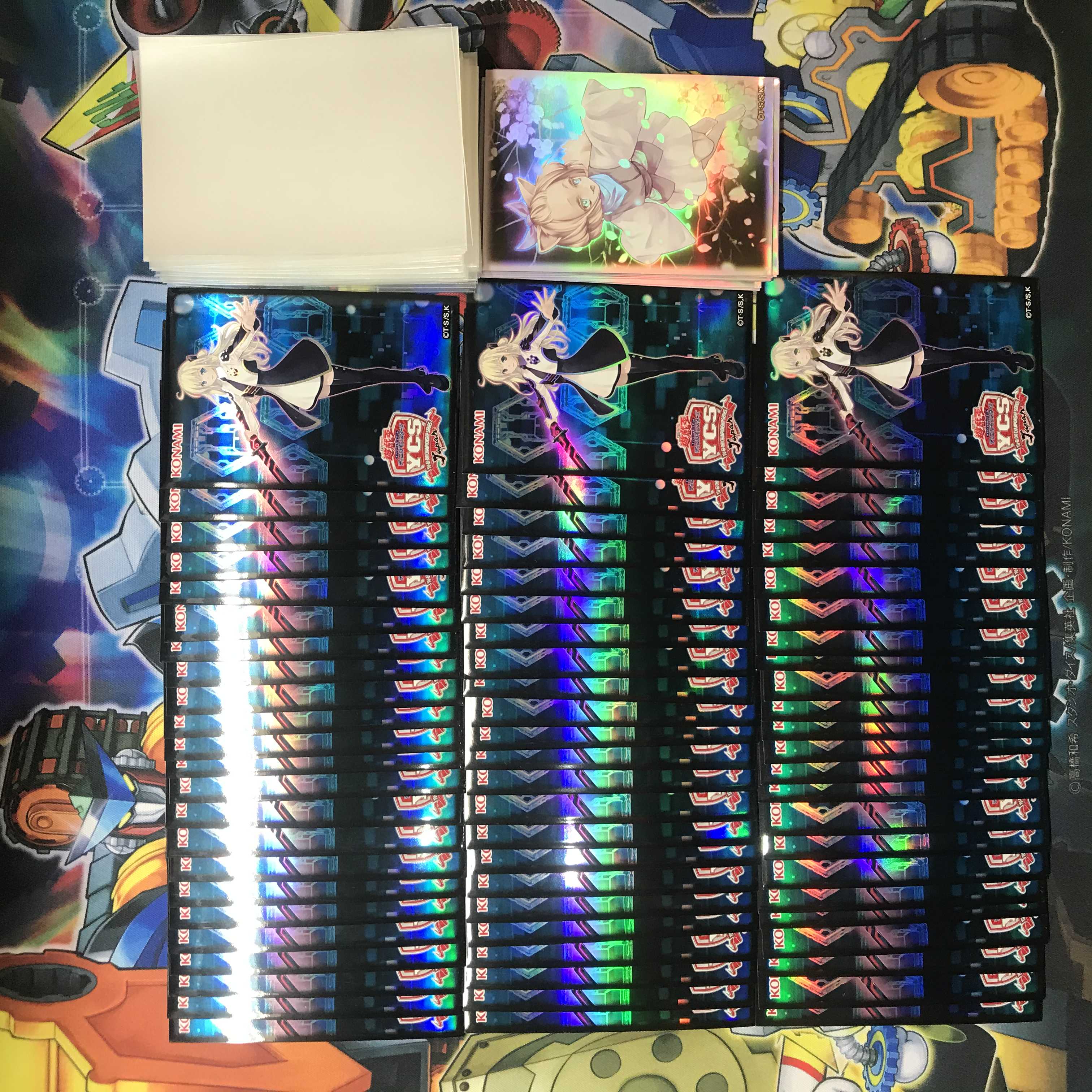 【特価】遊戯王 ycsj 閃刀姫レイ スリーブ 70枚セット おまけ付き