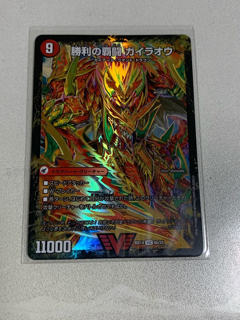 覇闘将龍剣 ガイオウバーン｜勝利の覇闘 ガイラオウ　1枚