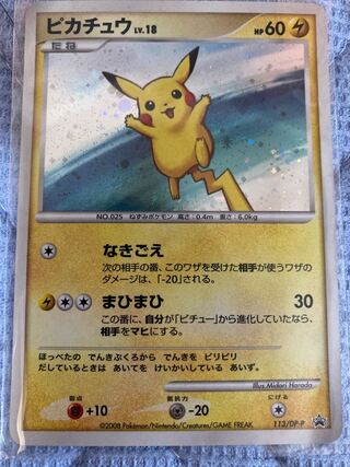 ピカチュウ 113/DP-P 1枚の通販 荒井陽介 プロフ要確認（745148420