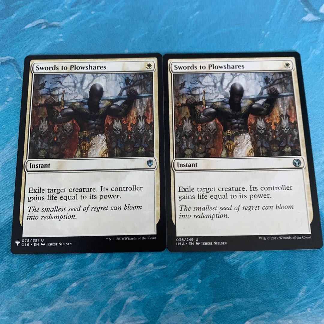 2 ♧MTG Swords to Plowshares
