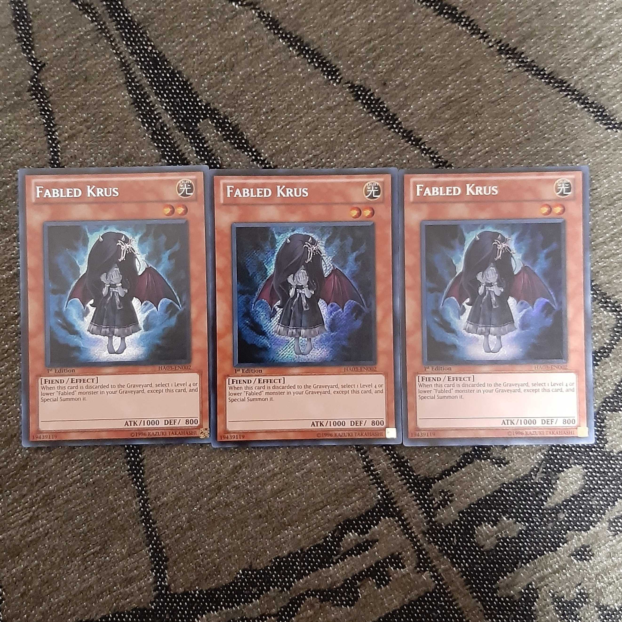 英語版魔轟神クルス シークレット 3枚セット