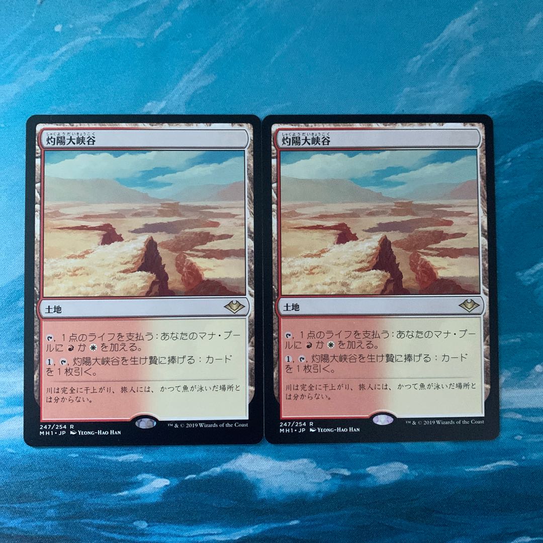 ♧MTG 灼陽大峡谷 2枚