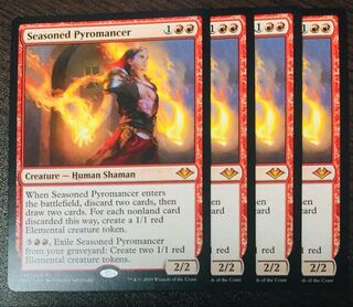 seasoned pyromancer MH1 英4枚 歴戦の紅蓮術士