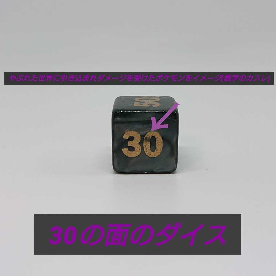 ポケモンカード 対応 ダメカン 代用 ブラック ダーク ダイス2 15 1枚