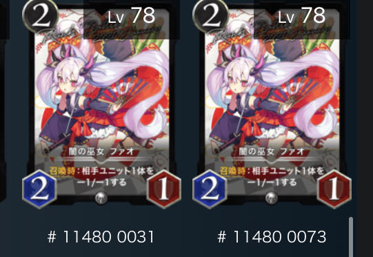 闇の巫女ファオ2枚