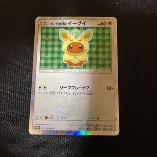 ポケモンカードゲーム ポンチョを着たイーブイ リーフィア