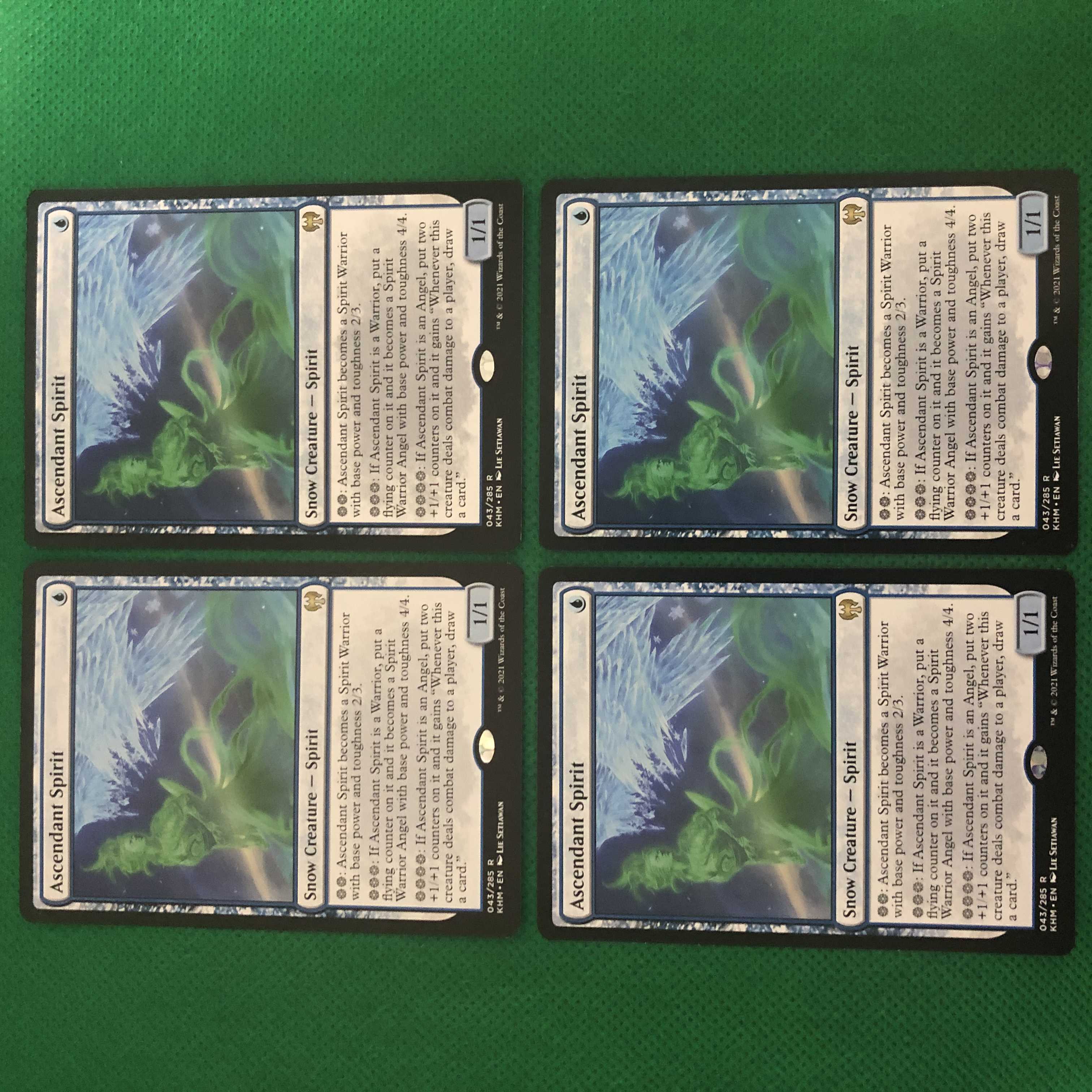 隆盛するスピリット 英語版 4枚