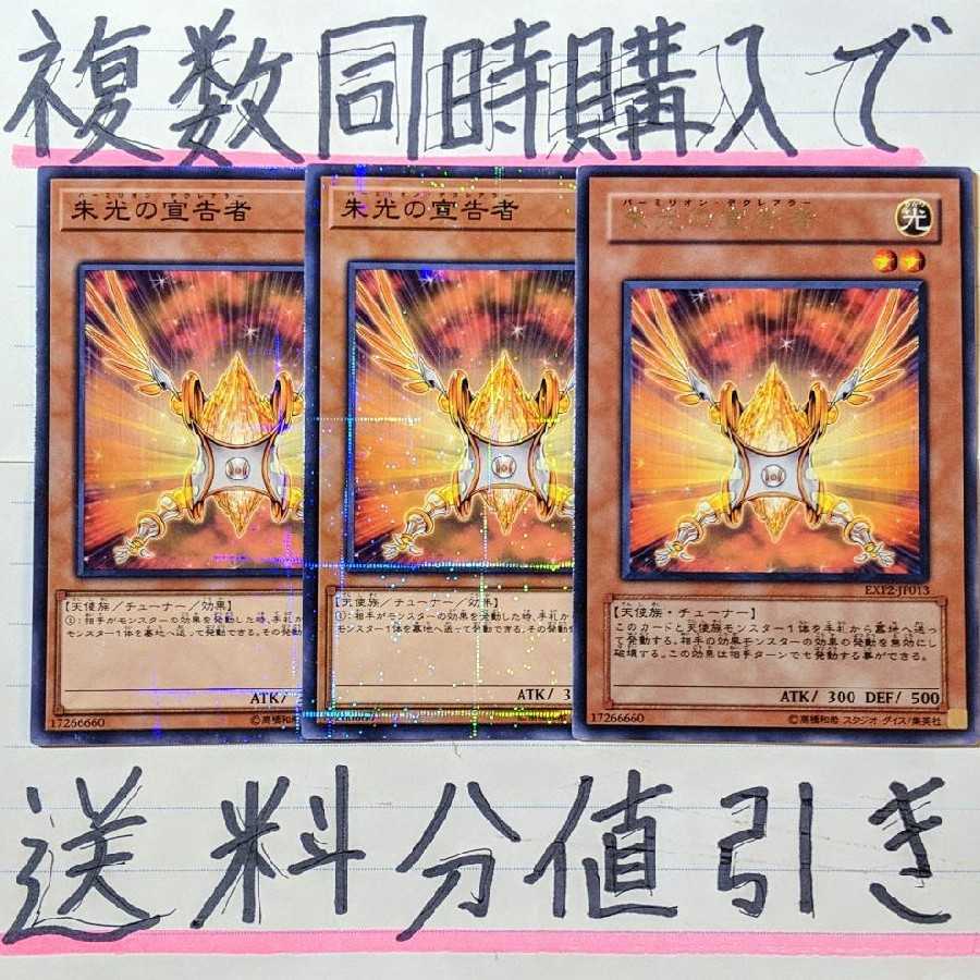 【複数同時購入で送料分値引き!】朱光の宣告者 3枚セット