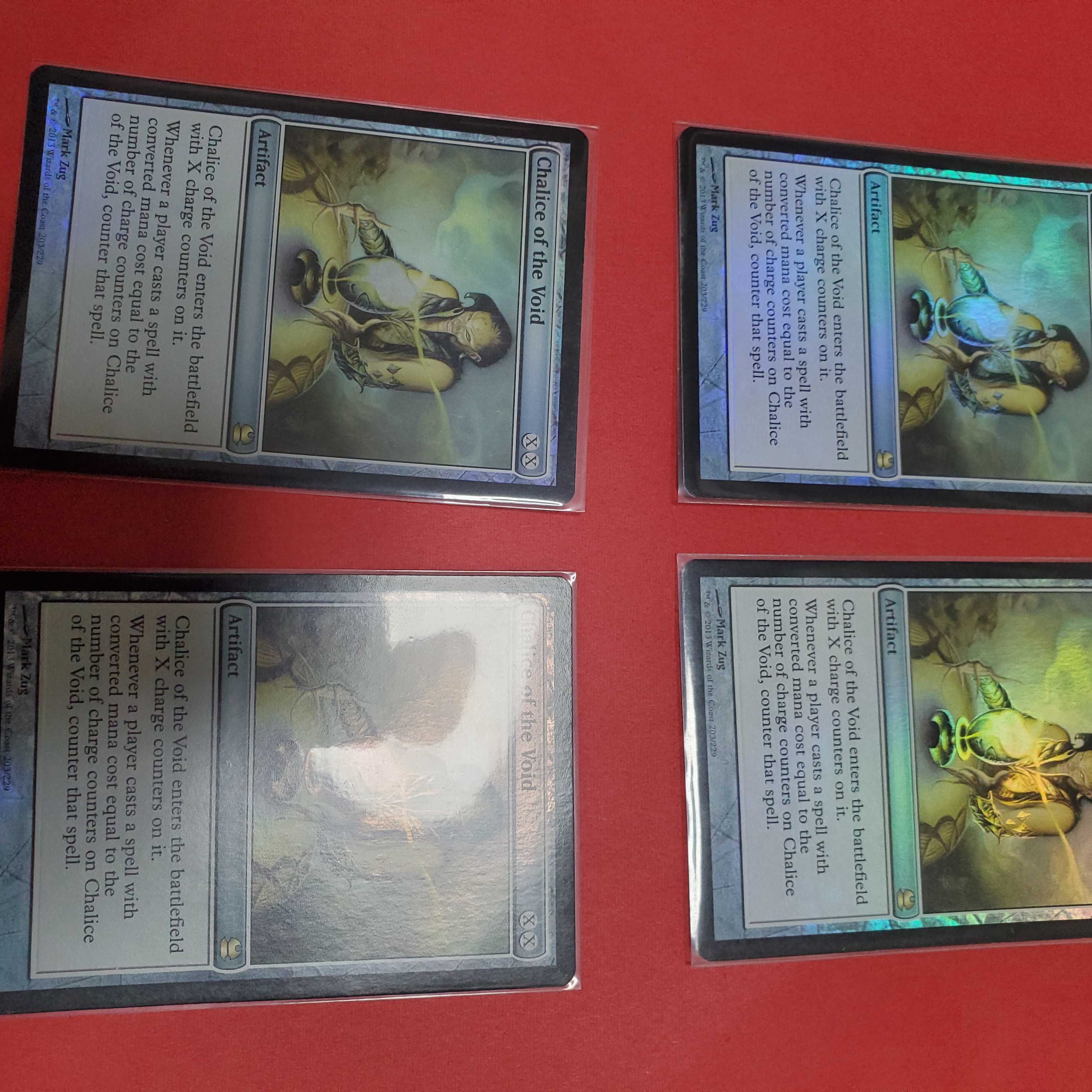 Mtg 虚空の杯 foil 4 枚セット