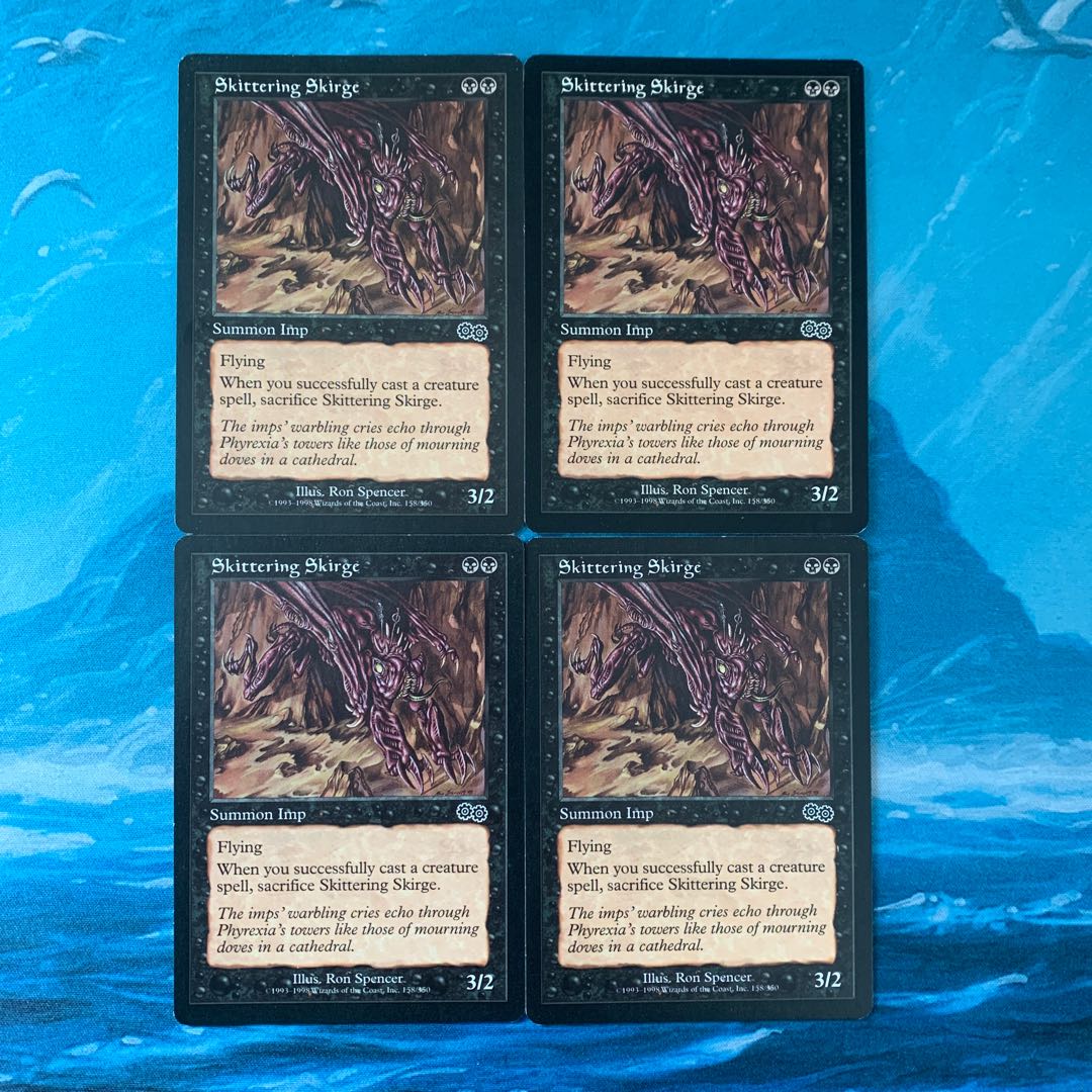 ♤MTG 4 sheets Skittering Skirge