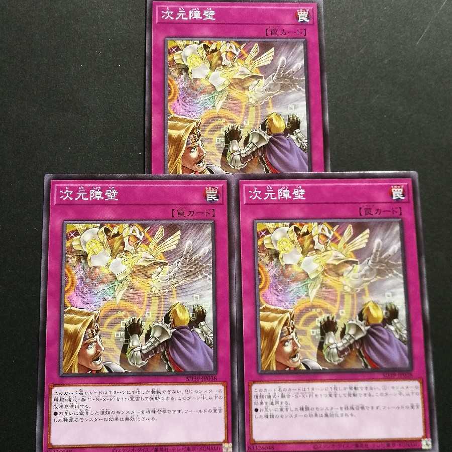 次元障壁 ノーマル　3枚