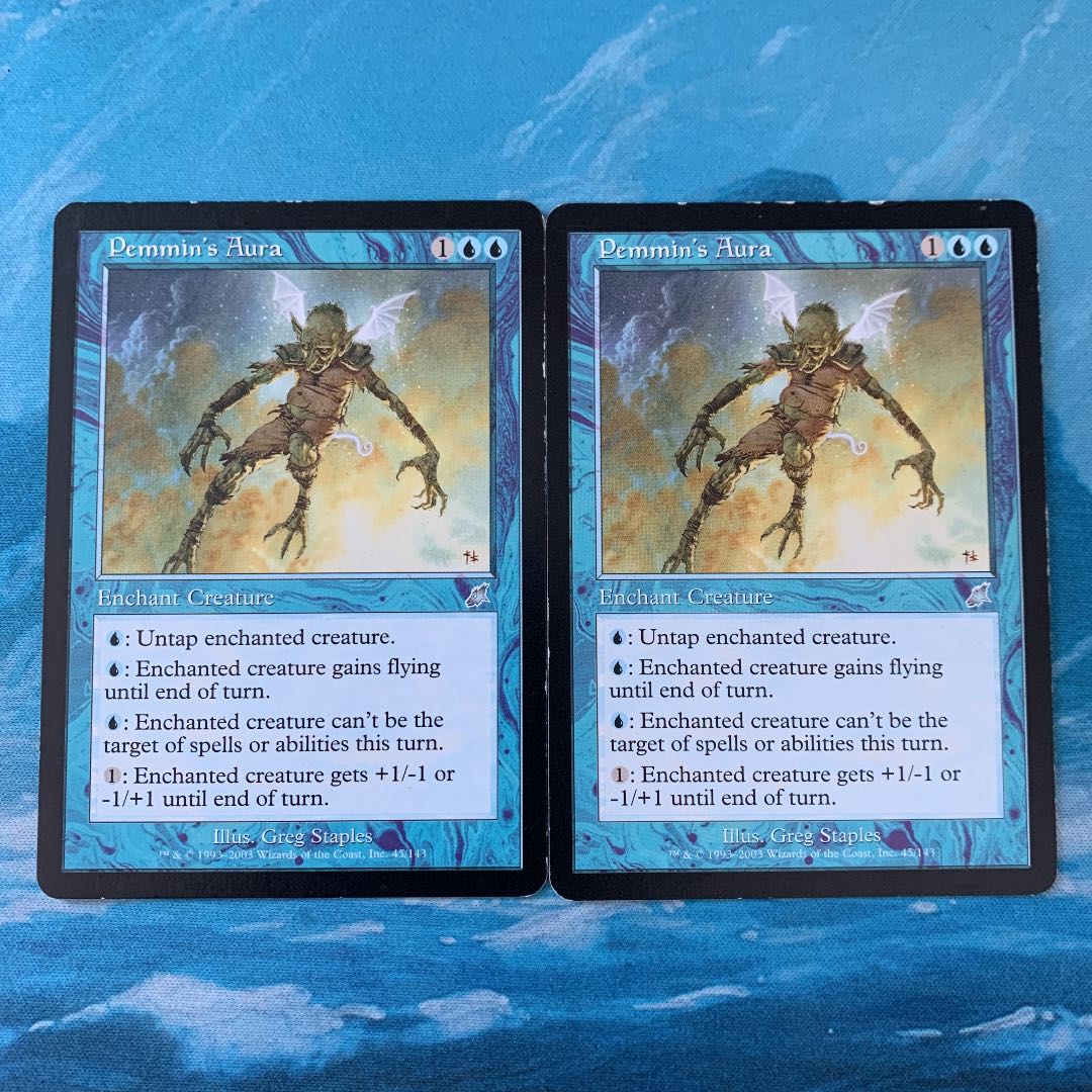 SCG ペミンのオーラ/Pemmin's Aura Foil MTG Foil】《ペミンのオーラ/Pemmin's Aura》[SCG] 青U | 日本最大級