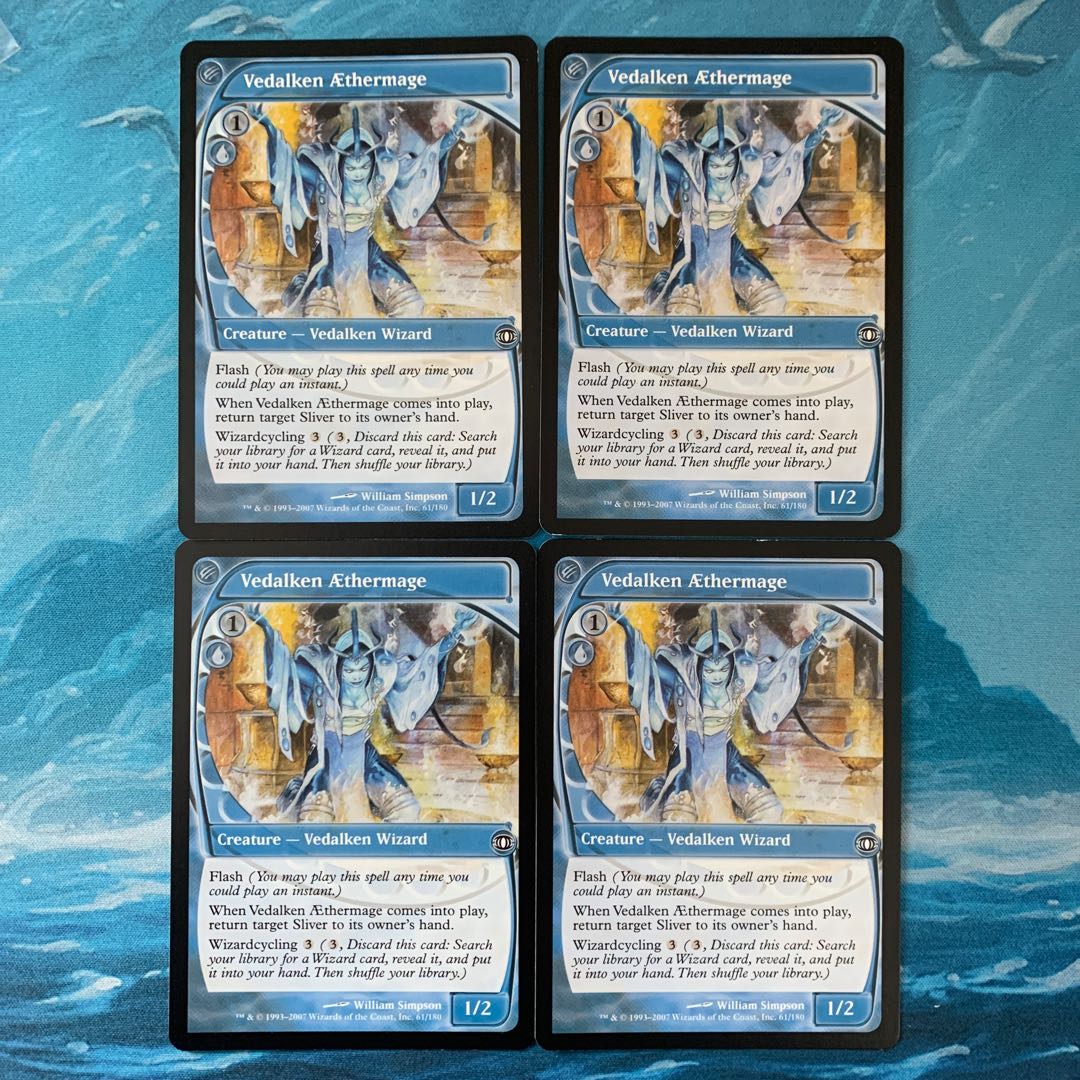 ♤MTG 4 cards Vedalken AEthermage