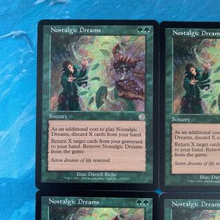 ♤MTG 4 cards Nostalgic Dreams