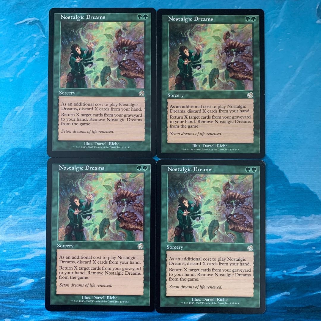 ♤MTG 4 cards Nostalgic Dreams