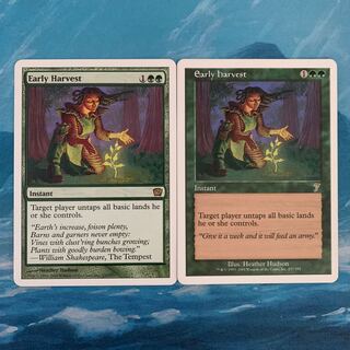 ♤MTG 2 cards Early Harvest