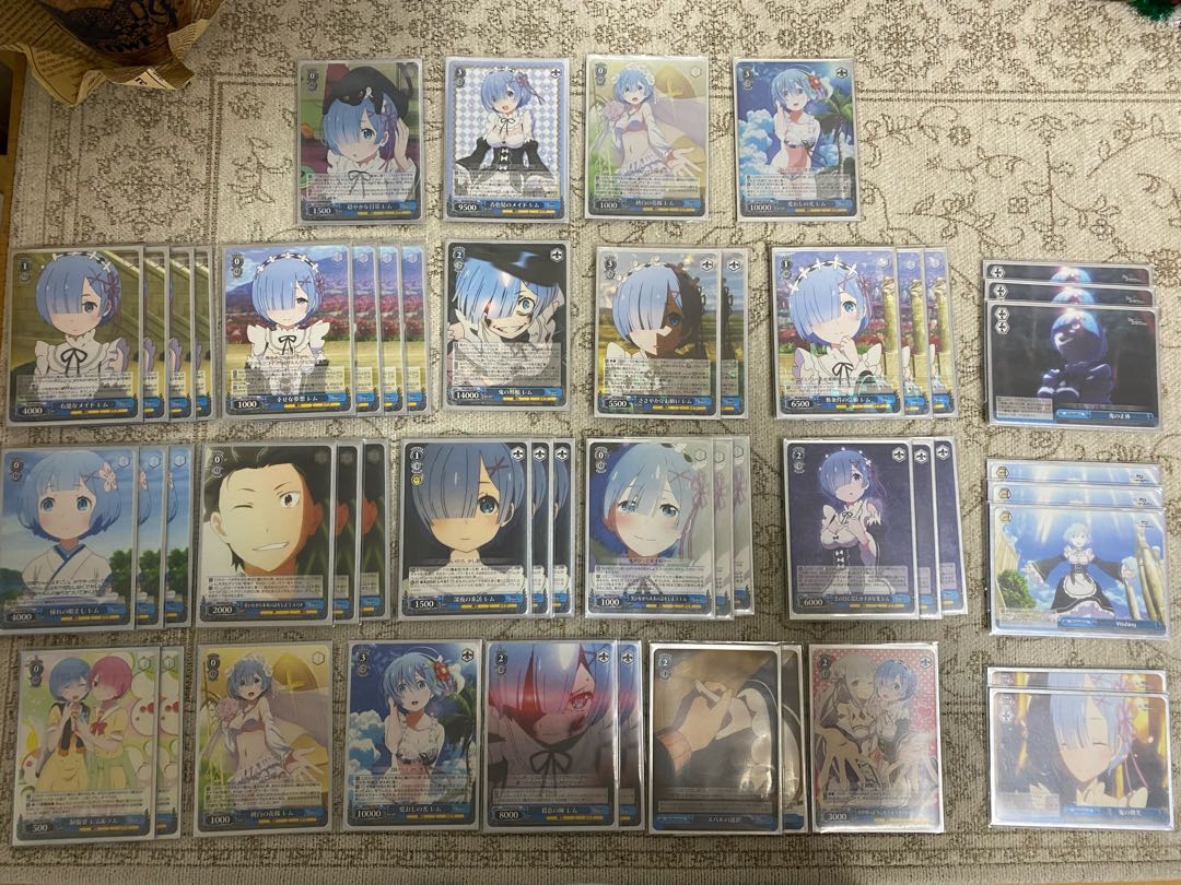 WS (Weiss Schwarz) Rem Collectible (w/Sleeve)