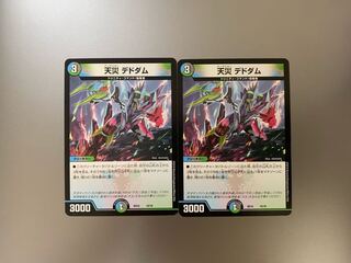 天災 デドダム 2枚