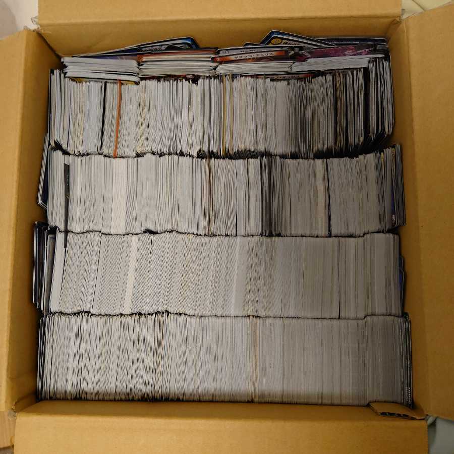 デュエマ　デュエルマスターズ　カードまとめ　ダンボールいっぱい