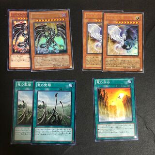 遊戯王レッドアイズダークネスメタルドラゴン　光と闇の竜　竜の霊廟　竜の渓谷セット