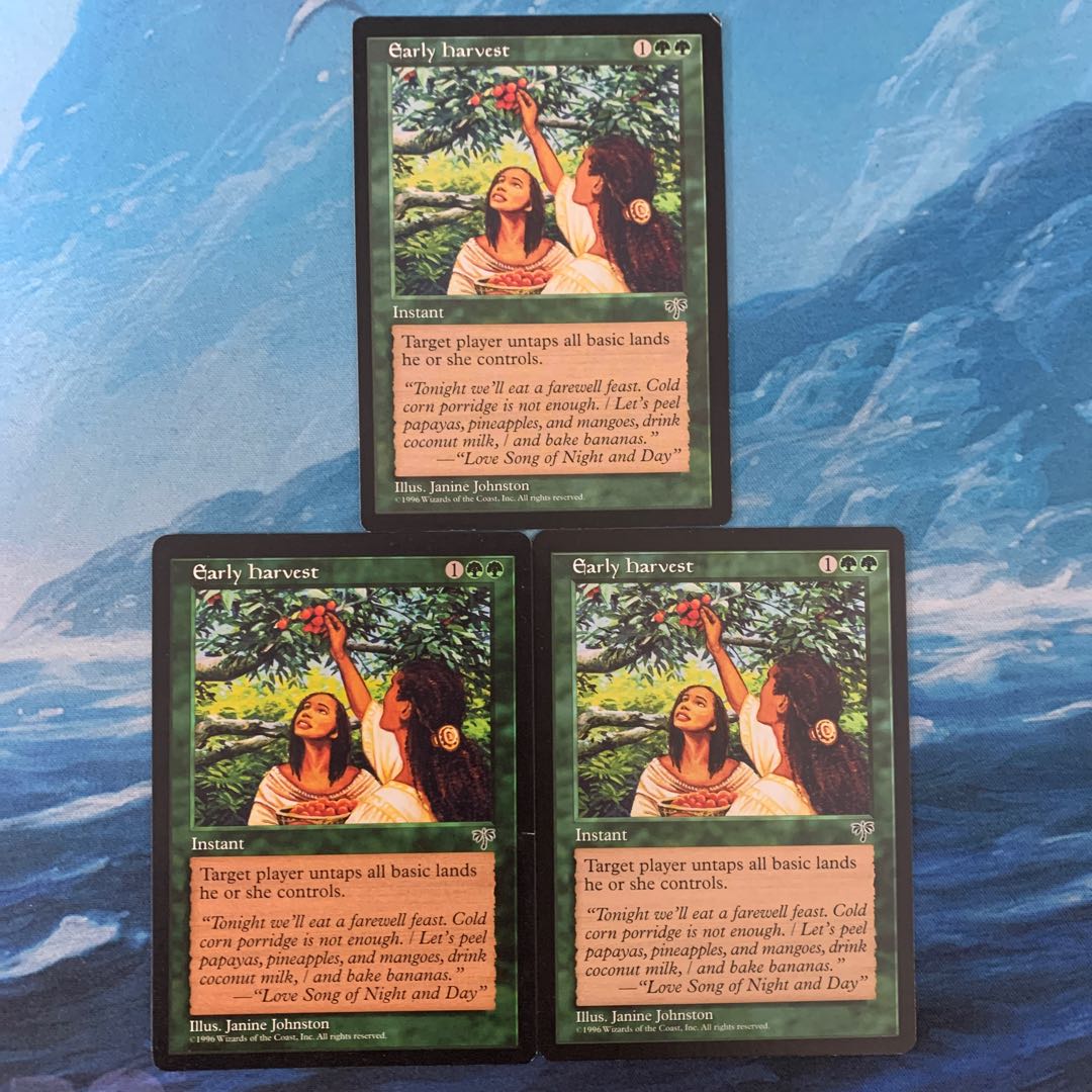 ♤MTG 3 cards Early Harvest