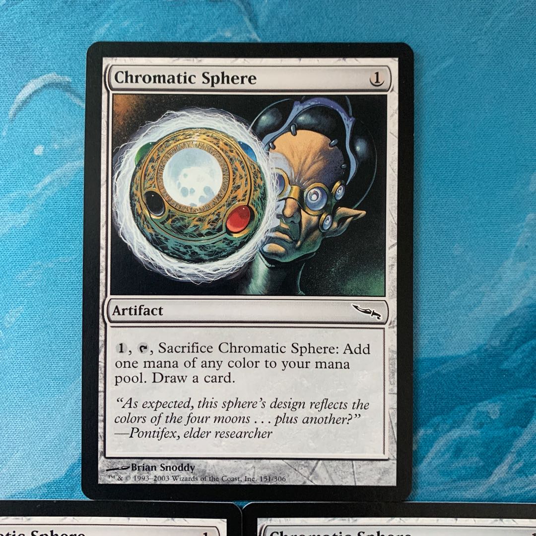 ♤MTG 3 cards Chromatic Sphere