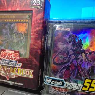 遊戯王SD 恐獣の鼓動×3  公式スリーブ×2