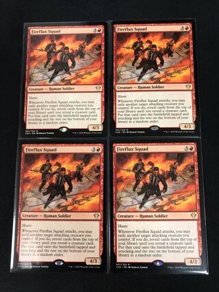 炎渦の部隊/Fireflux Squad 英語4枚 ニアミント