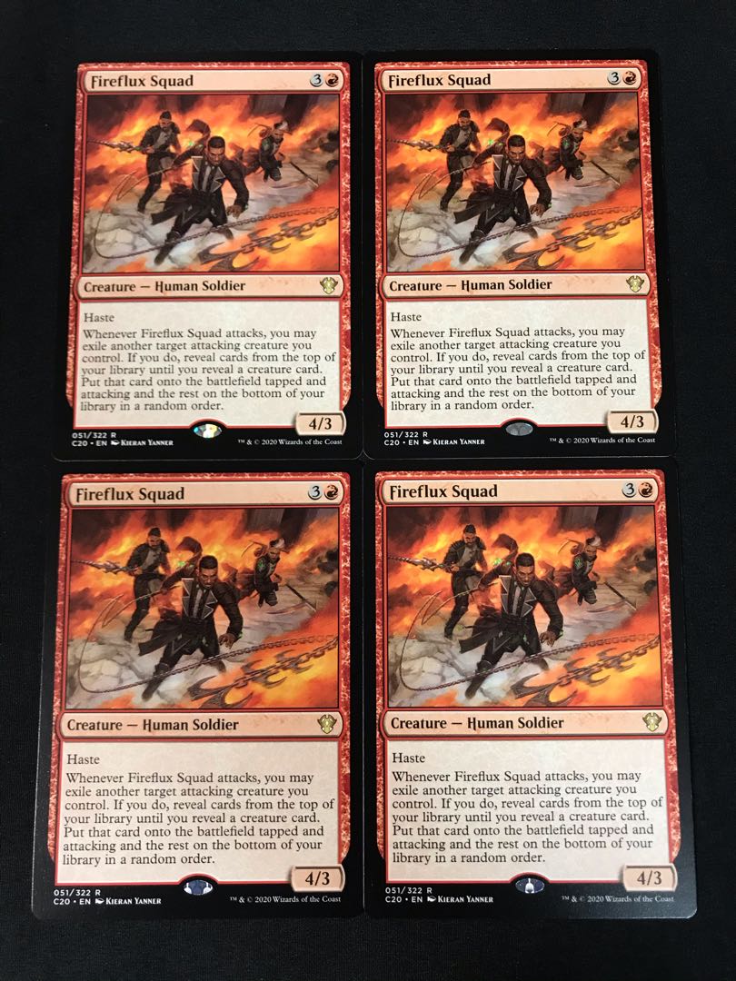 炎渦の部隊/Fireflux Squad 英語4枚 ニアミント