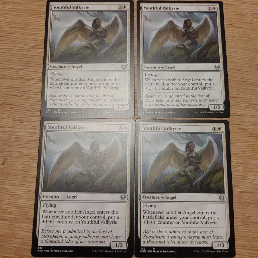 youthful valkyrie 若年の戦乙女 4枚 カルドハイム MTG