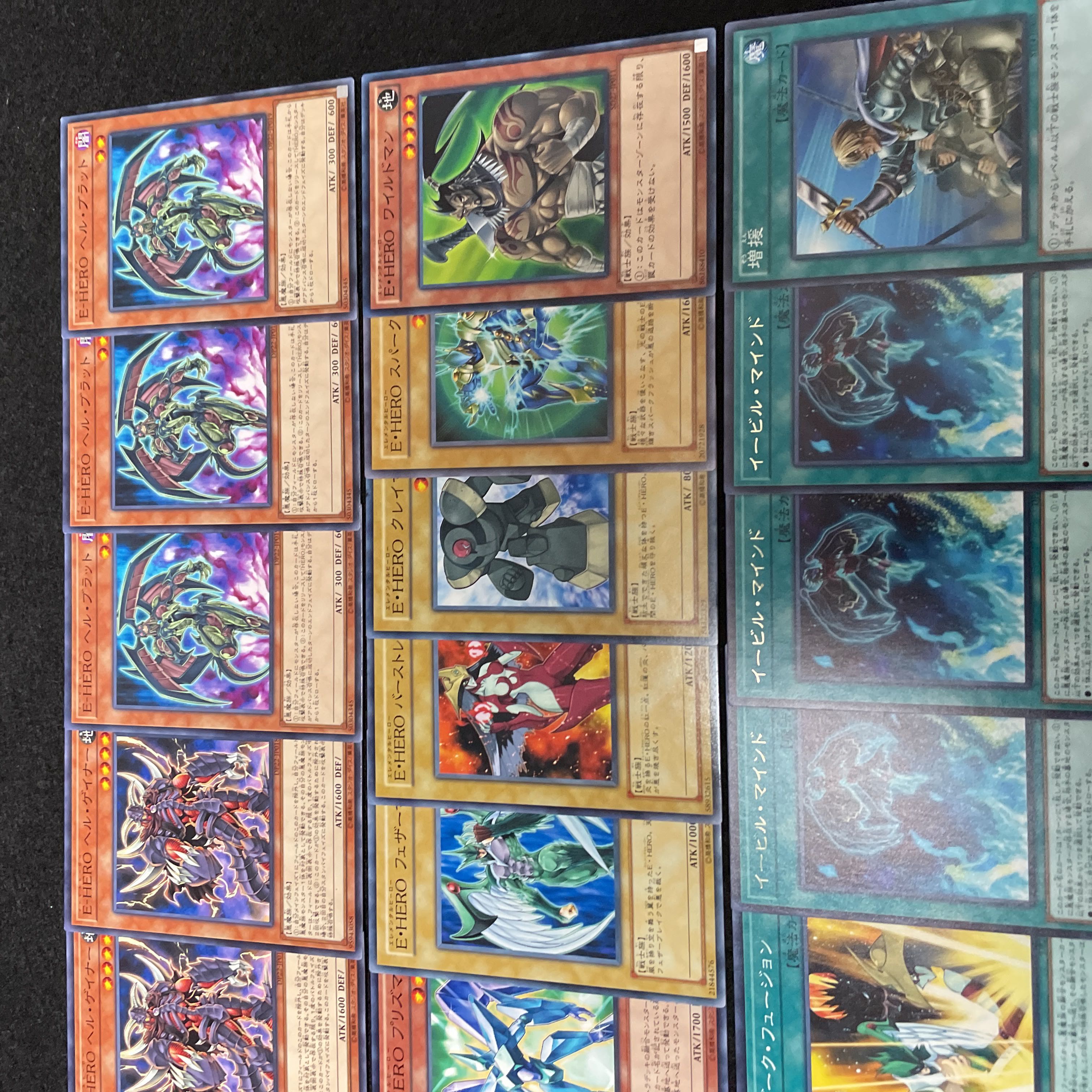 遊戯王 No.518 イービルヒーロー デッキ 40枚＋15枚 HERO遊城十代