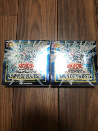 【新品未開封】遊戯王デュエルモンスターズ ドーン オブ マジェスティ 2BOX