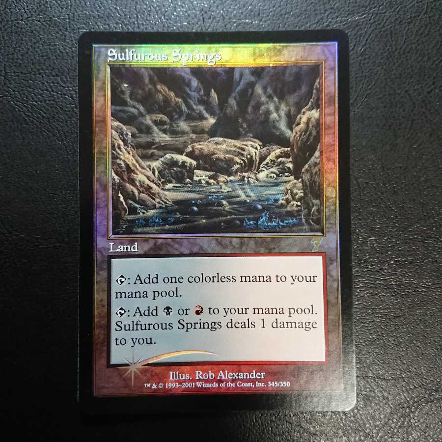 Sulfurous Springs English Foil 1 sheet (1) 7th ed.