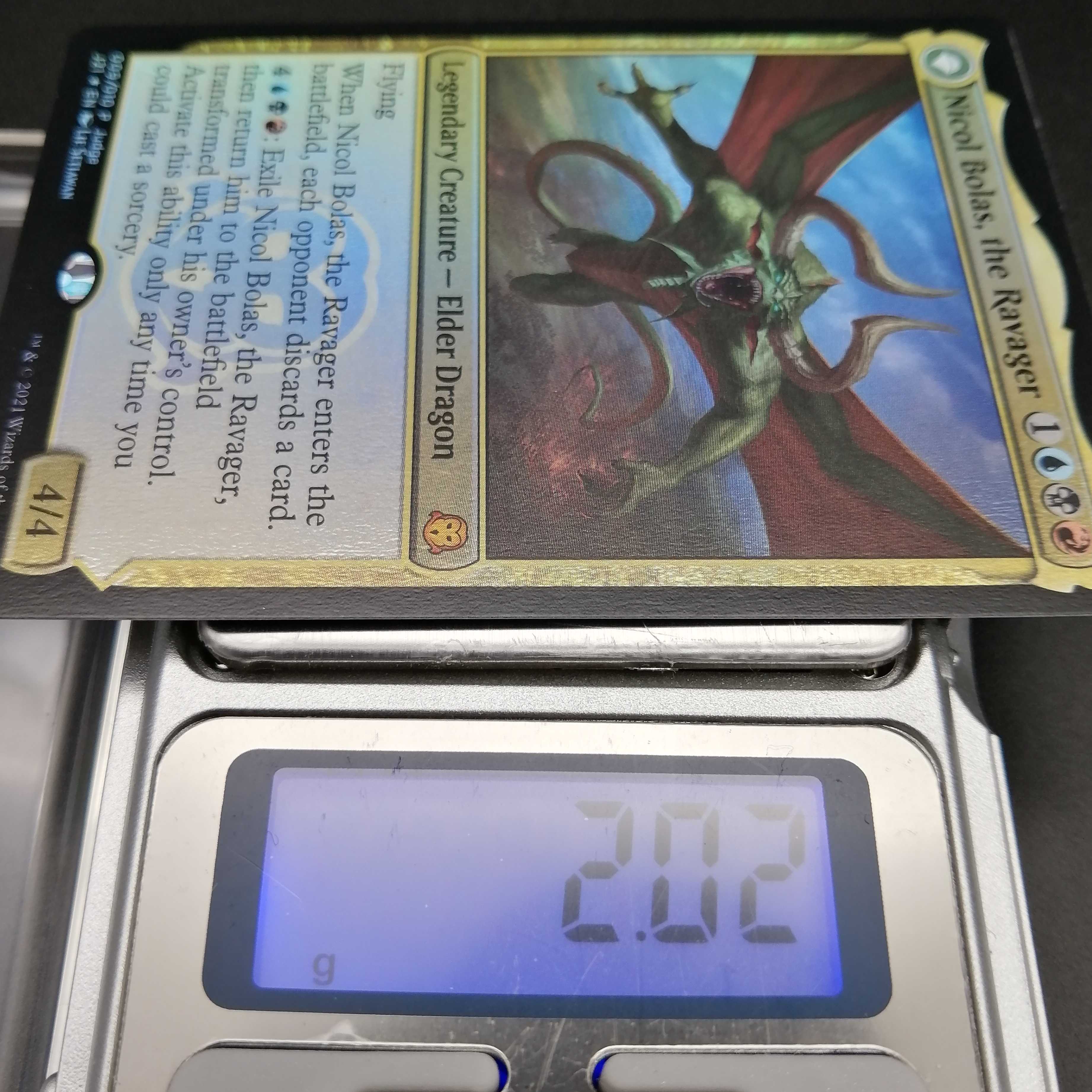 ニコル・ボーラス foil Nicol Bolas ジャッジ褒章 MTG 破滅龍