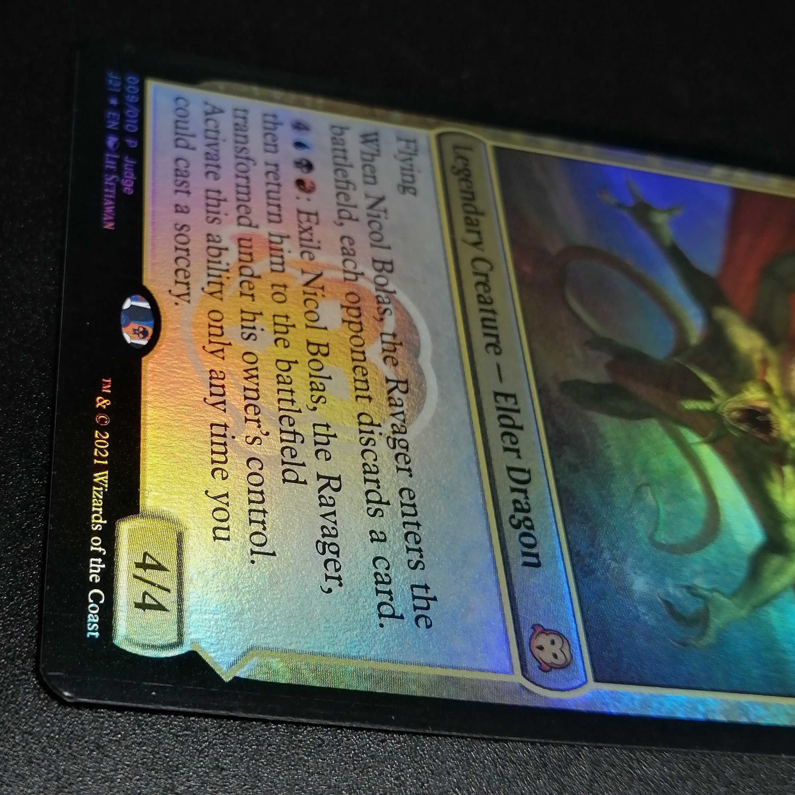 ニコル・ボーラス foil Nicol Bolas ジャッジ褒章 MTG 破滅龍