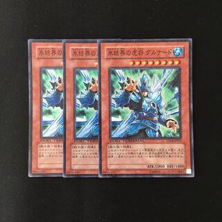 j1 氷結界の虎将 グルナード スーレア 3枚セット 遊戯王 トレトレ