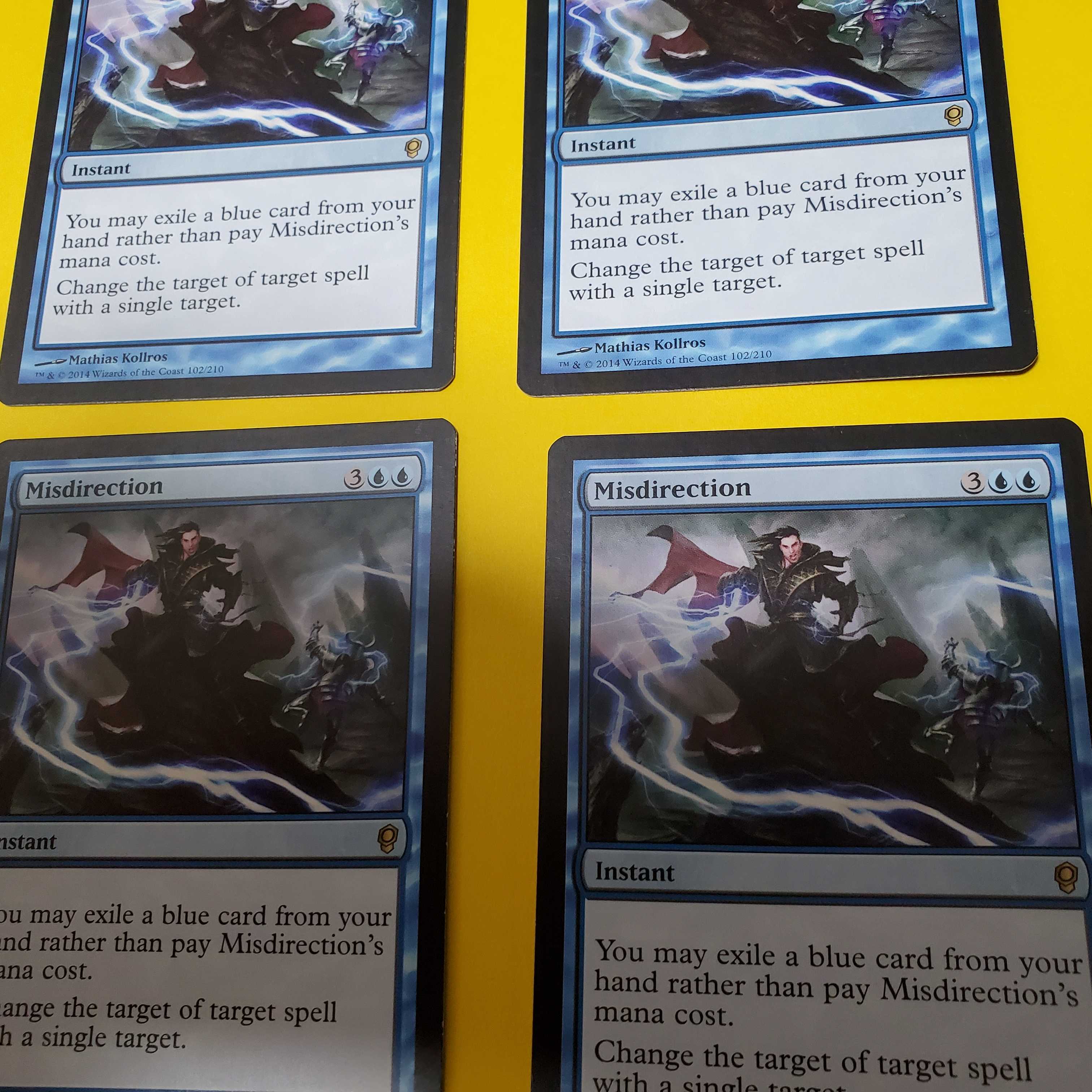 Mtg 誤った指図 4枚セットの通販 Mtg Foiler Magi トレカ専用フリマアプリ