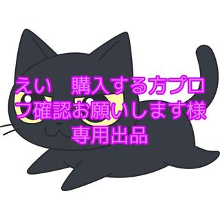 えい　購入する方プロフ確認お願いします様専用