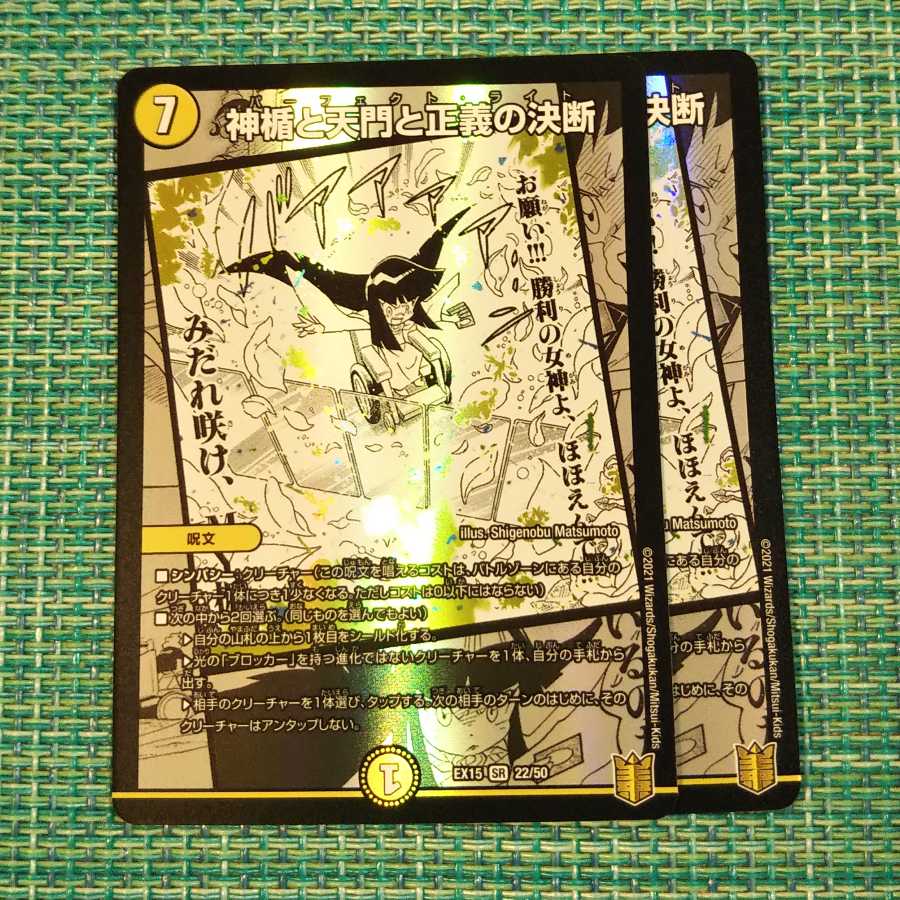 神楯と天門と正義の決断(パーフェクト・ライト)２枚セット