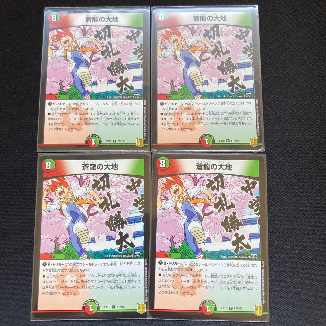 蒼龍の大地 4枚セット