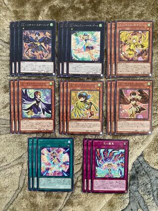 リィエル デッキパーツセット 遊戯王 LL デッキパーツ リリカルルスキニア デッキパーツ 24枚セット