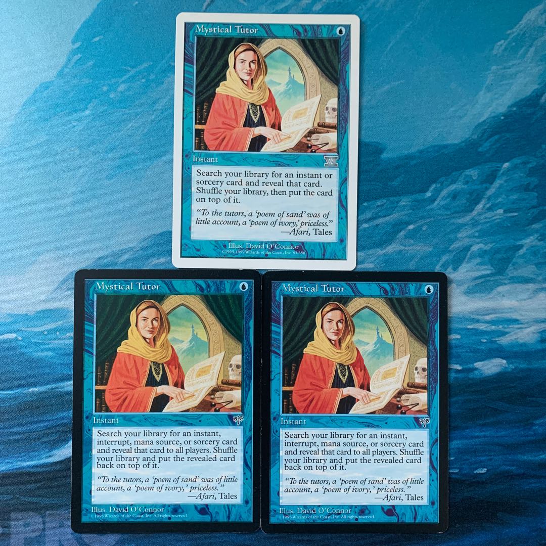 ♤MTG 3 cards Mystical Tutor