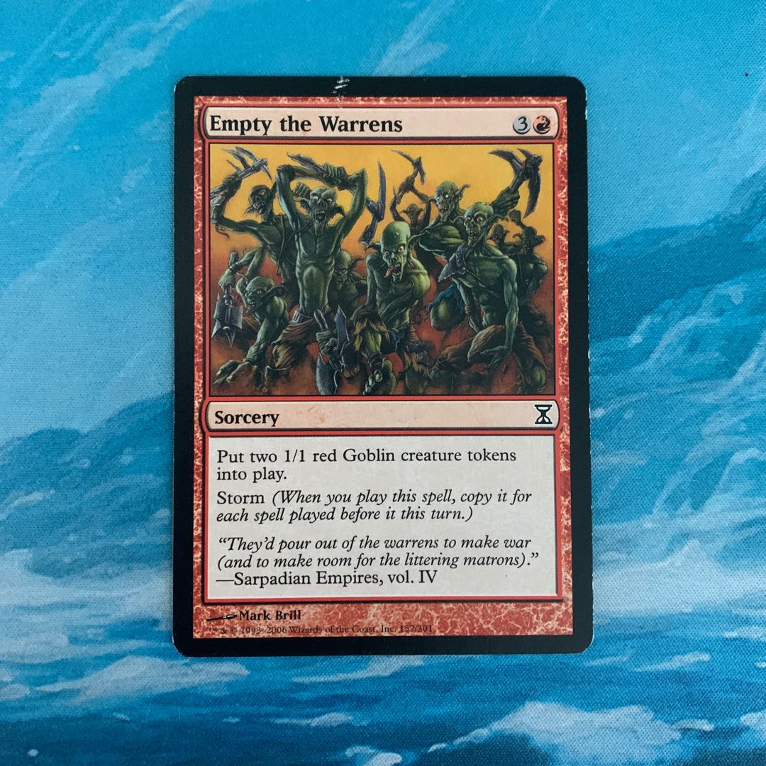 ♤MTG Empty the Warrens