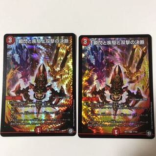 瞬閃と疾駆と双撃の決断 2枚