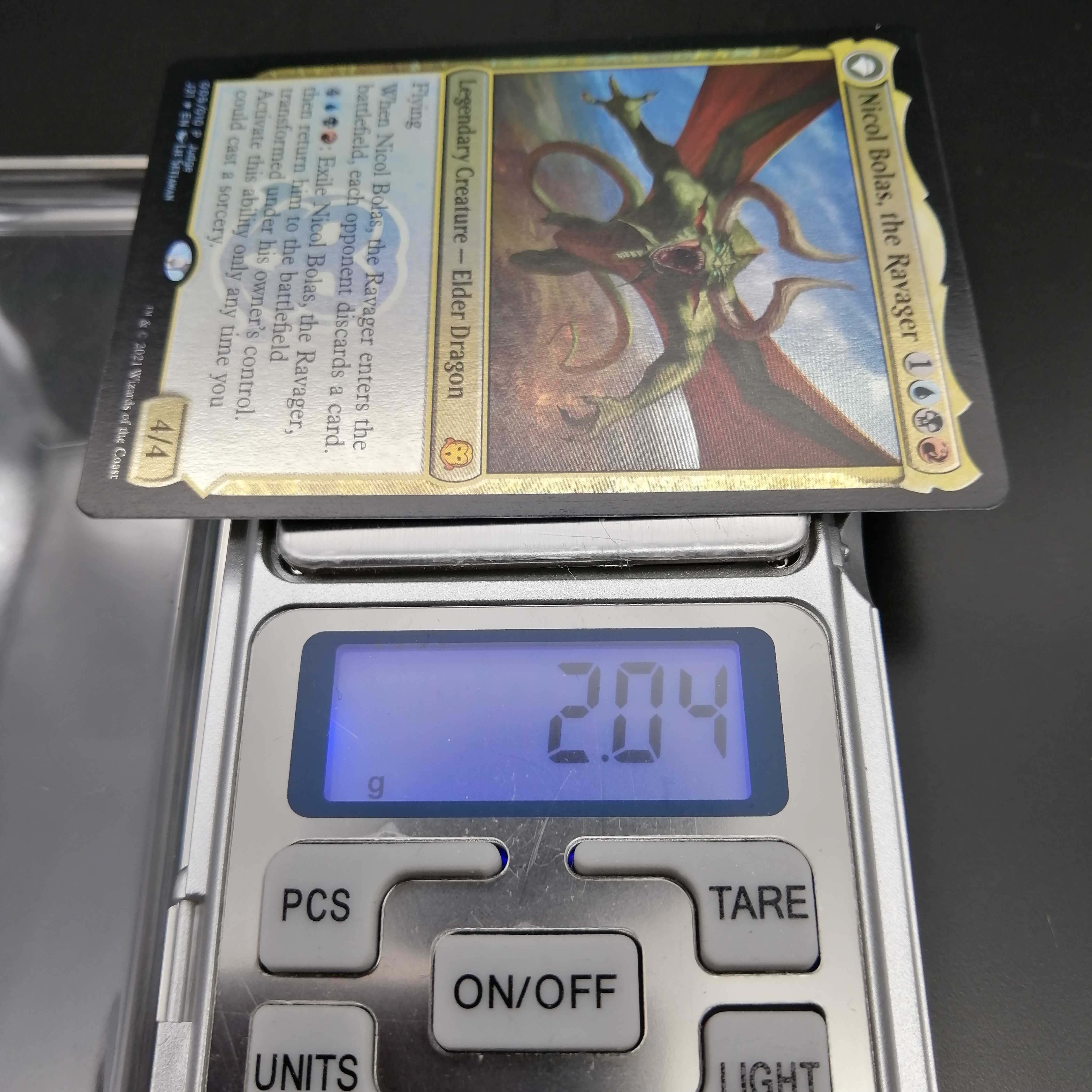 【売約済】MTG 破滅龍 ニコル ボーラス foil ジャッジ褒章