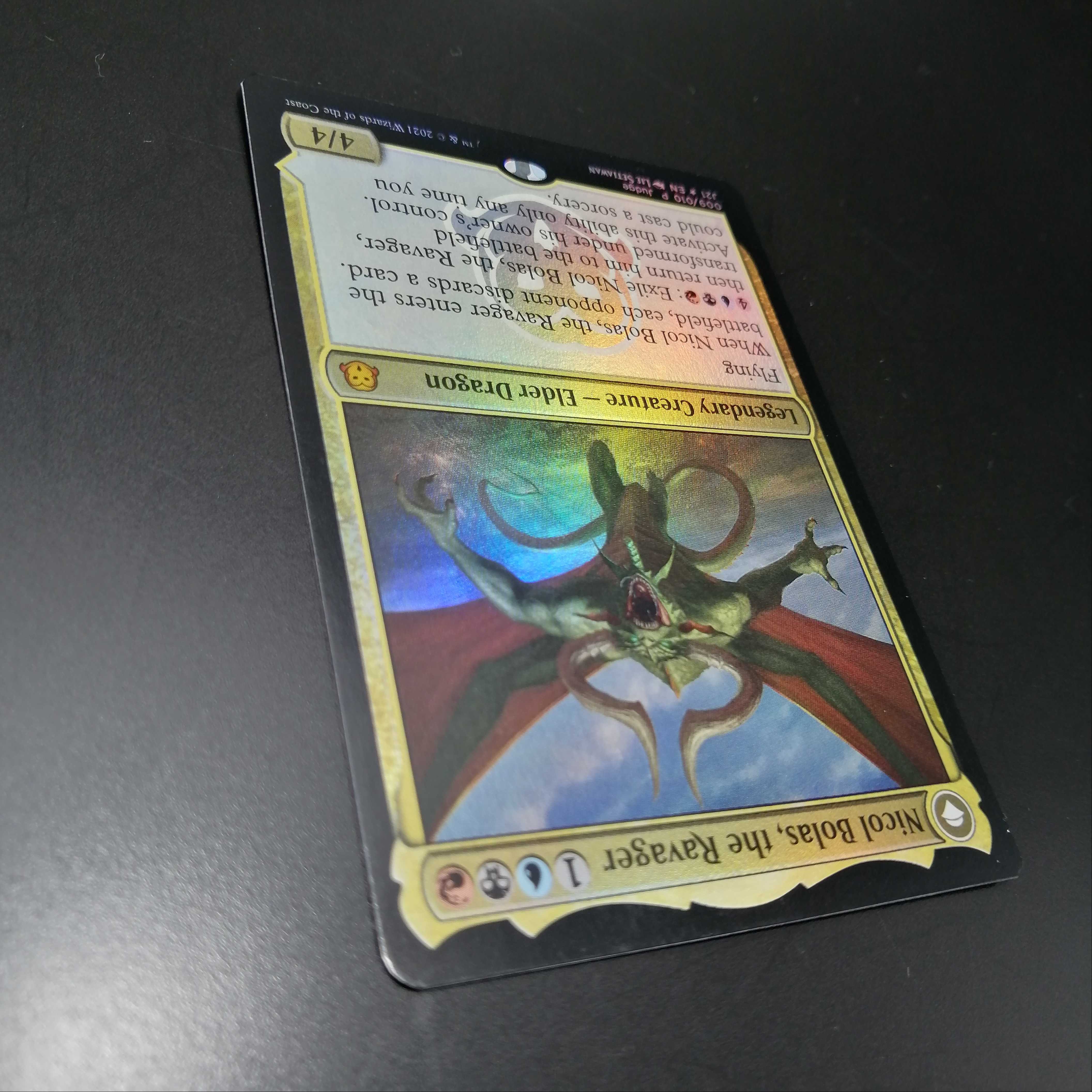 【売約済】MTG 破滅龍 ニコル ボーラス foil ジャッジ褒章