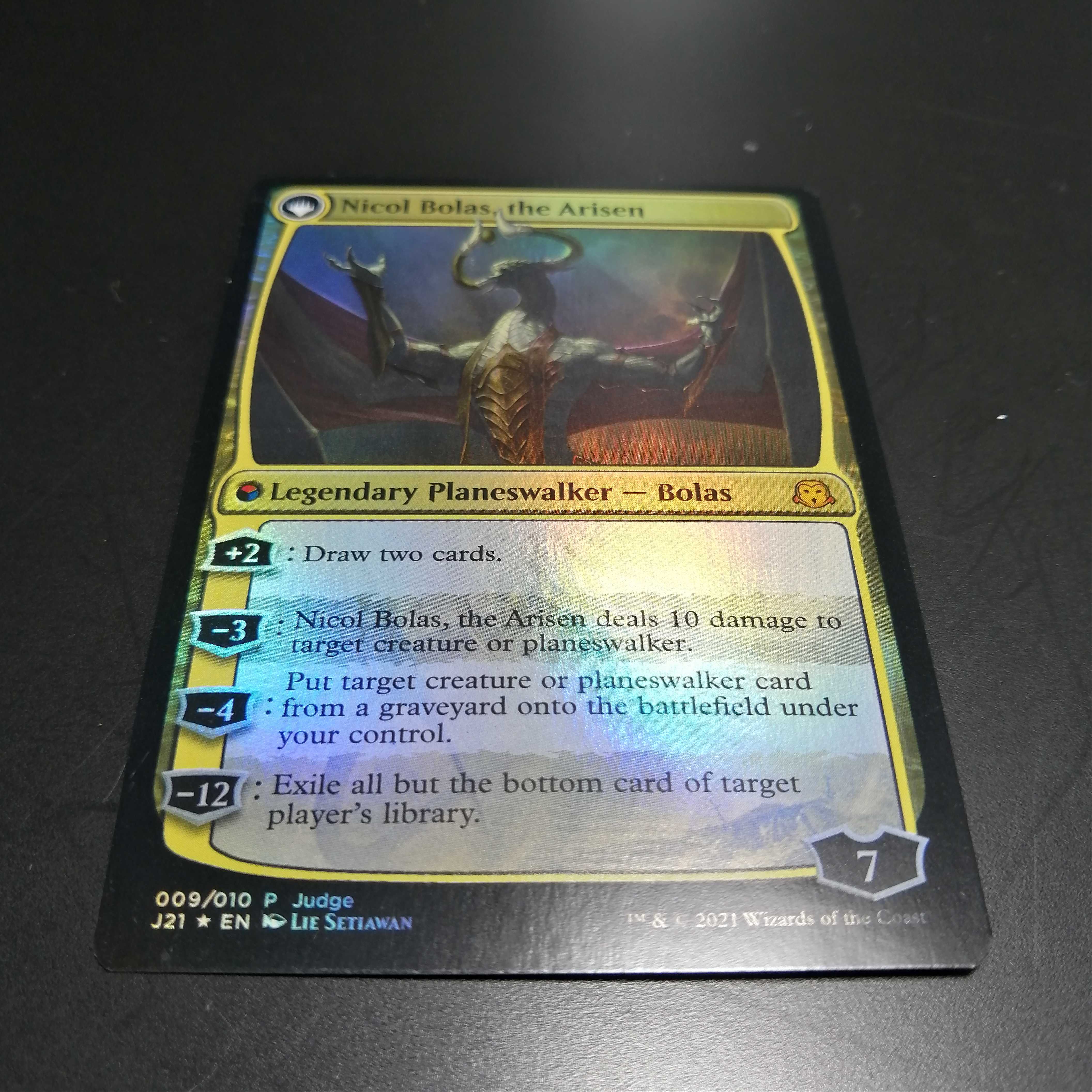 【売約済】MTG 破滅龍 ニコル ボーラス foil ジャッジ褒章