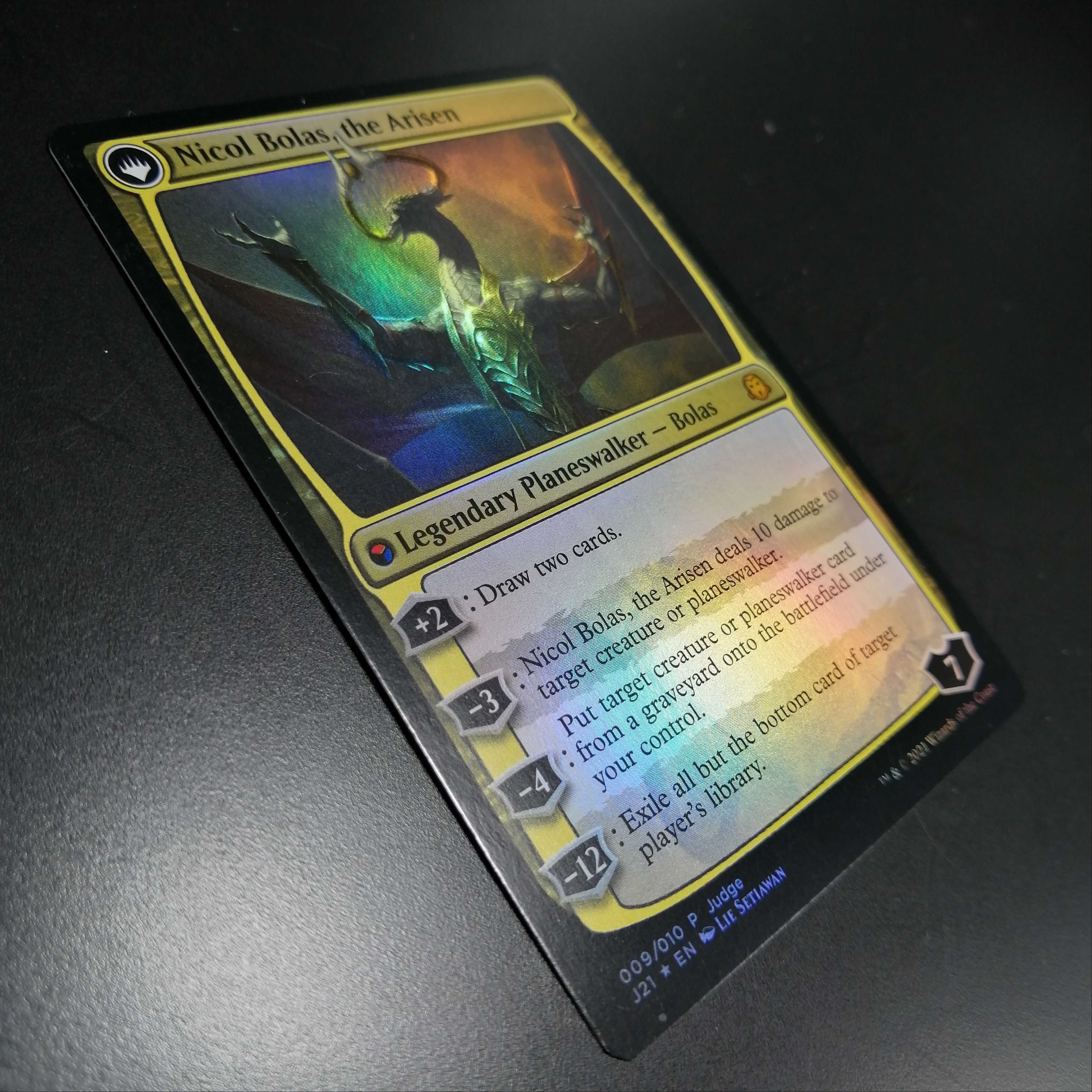 【売約済】MTG 破滅龍 ニコル ボーラス foil ジャッジ褒章