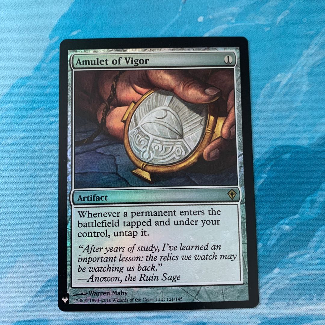 ♤MTG foil Amulet of Vigor
